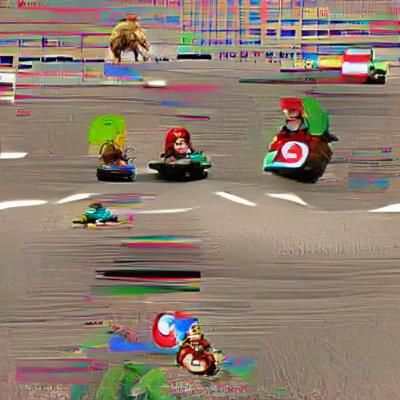Glitched Mario Kart Nightmare