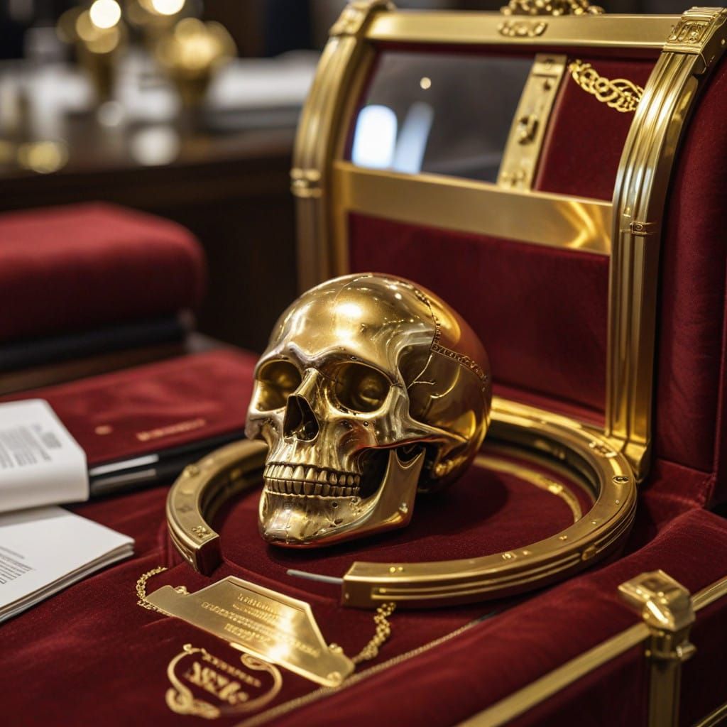 Wealthy Business Magnate in Luxurious Attire