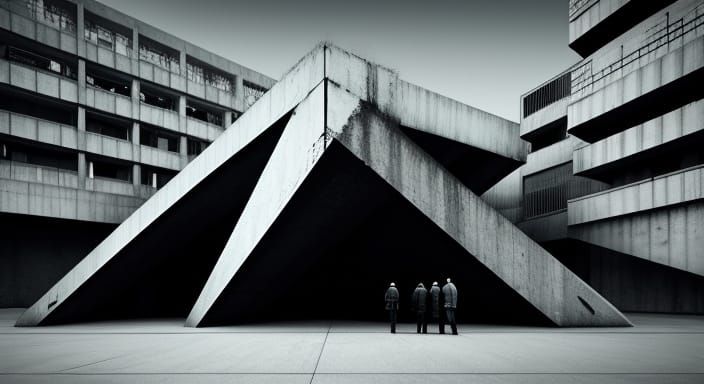 Neo Brutalist Avant-garde Masterpiece