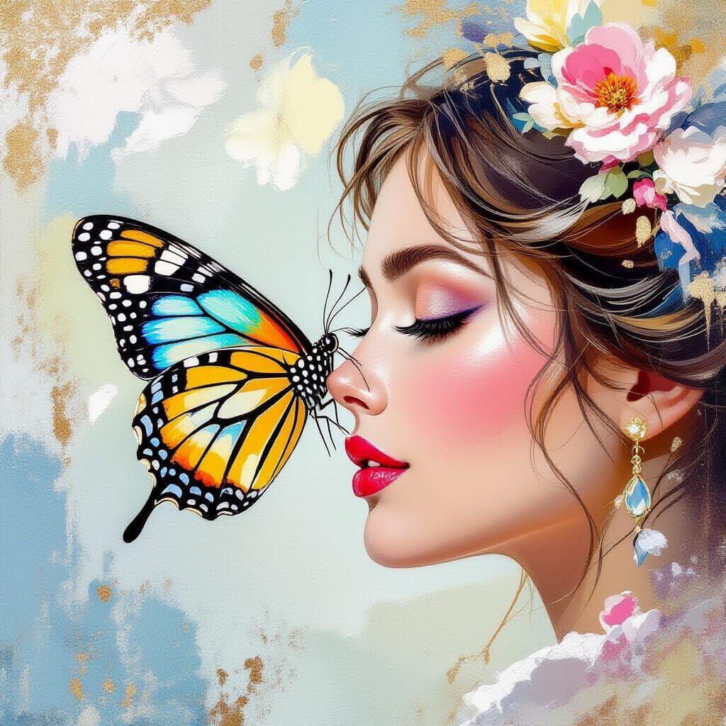 Butterfly Kisses: Rococo Impressionism in Shabby Chic