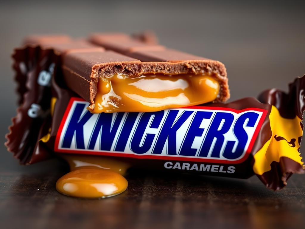 Delicious Chocolate Bar with Caramel Product Shot