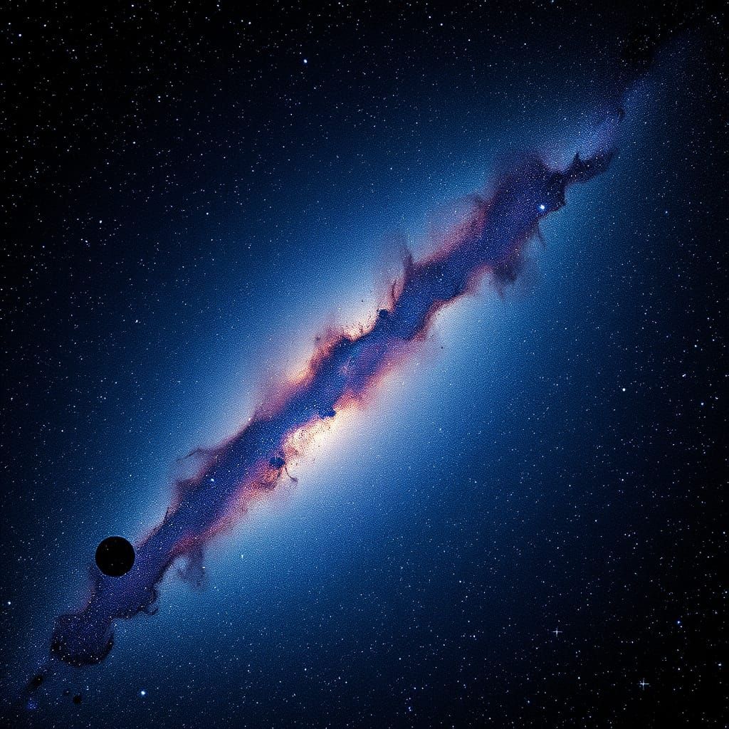 Cosmic Dreamscape in Vibrant Starlight