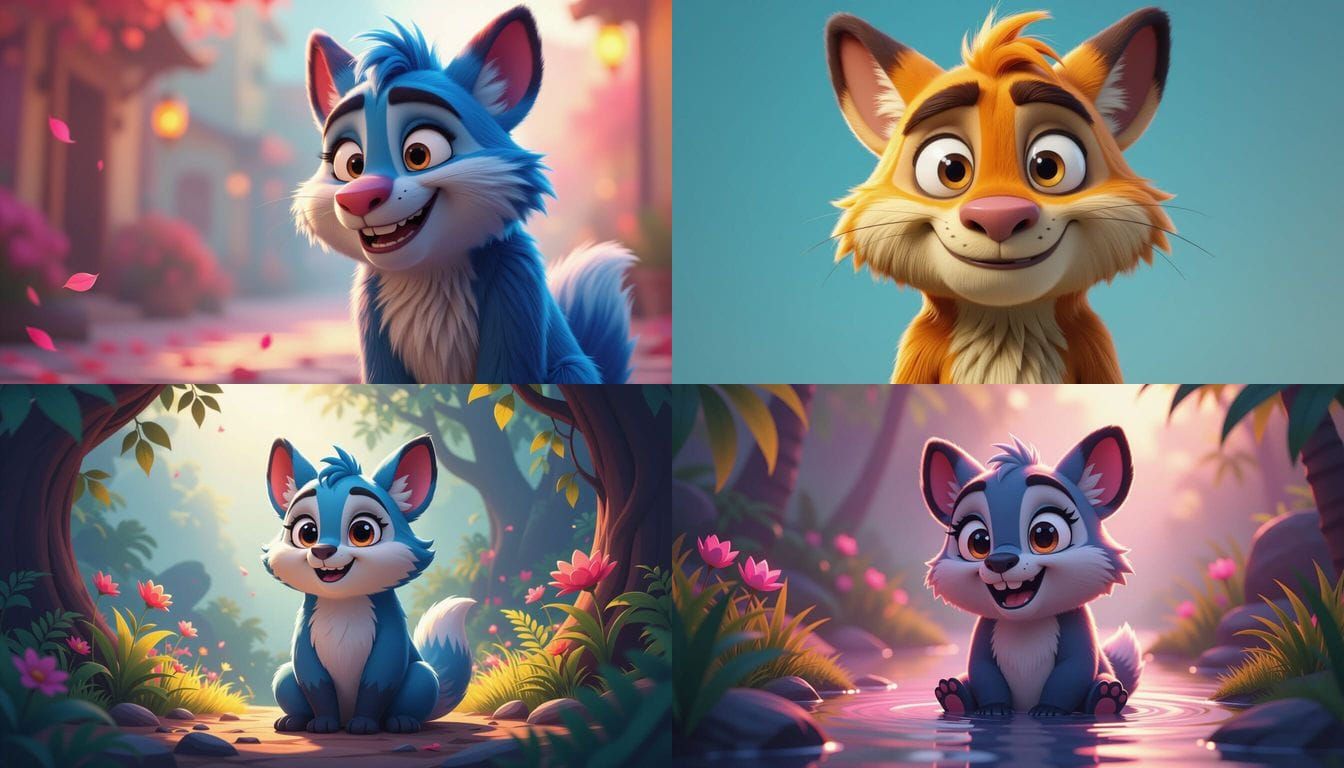 Funny Cartoon Animal in Expressive 3D Animation