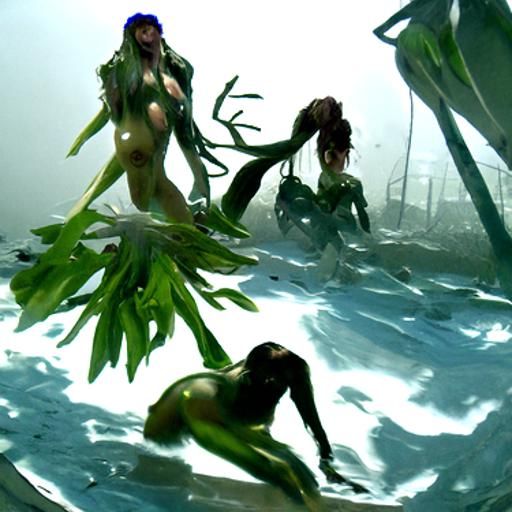 Underwater Lightning Storm Concept Art