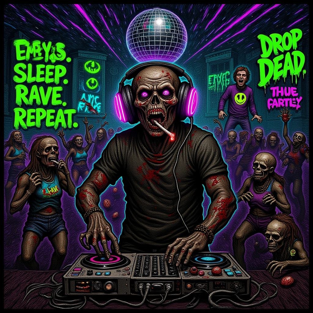 Zombie Rave Apocalypse with DJ