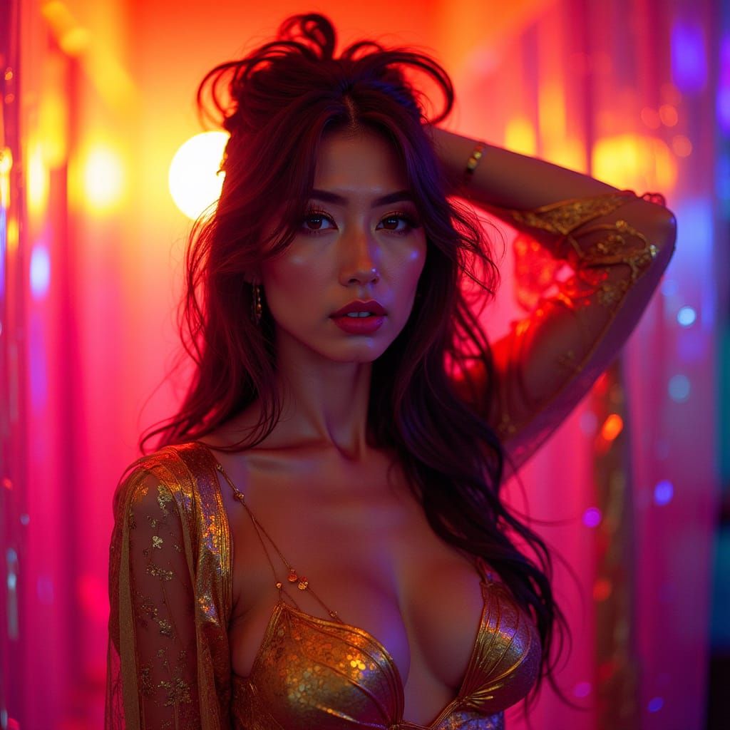 Kawai Dichen Lachman as HWASA in Sorayama Style