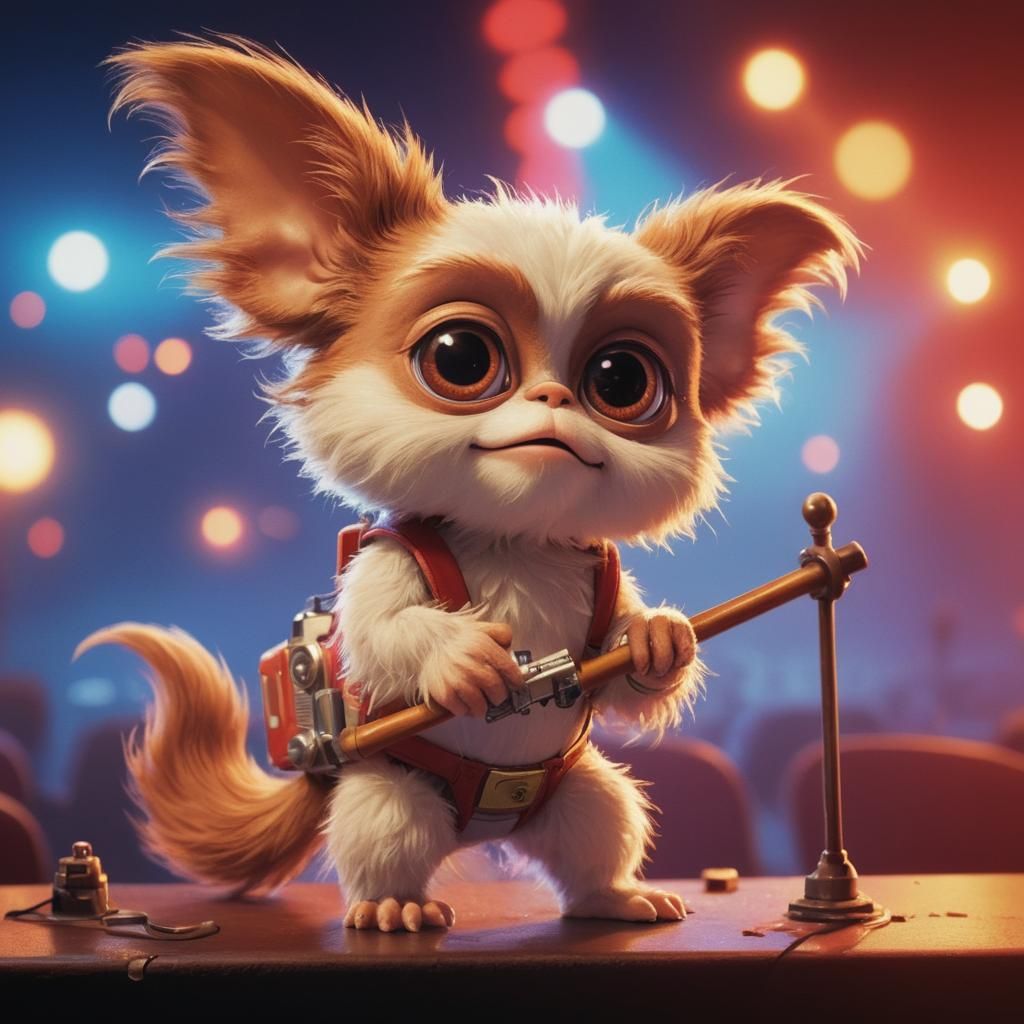 Retro Movie Poster "Gizmo's Back"