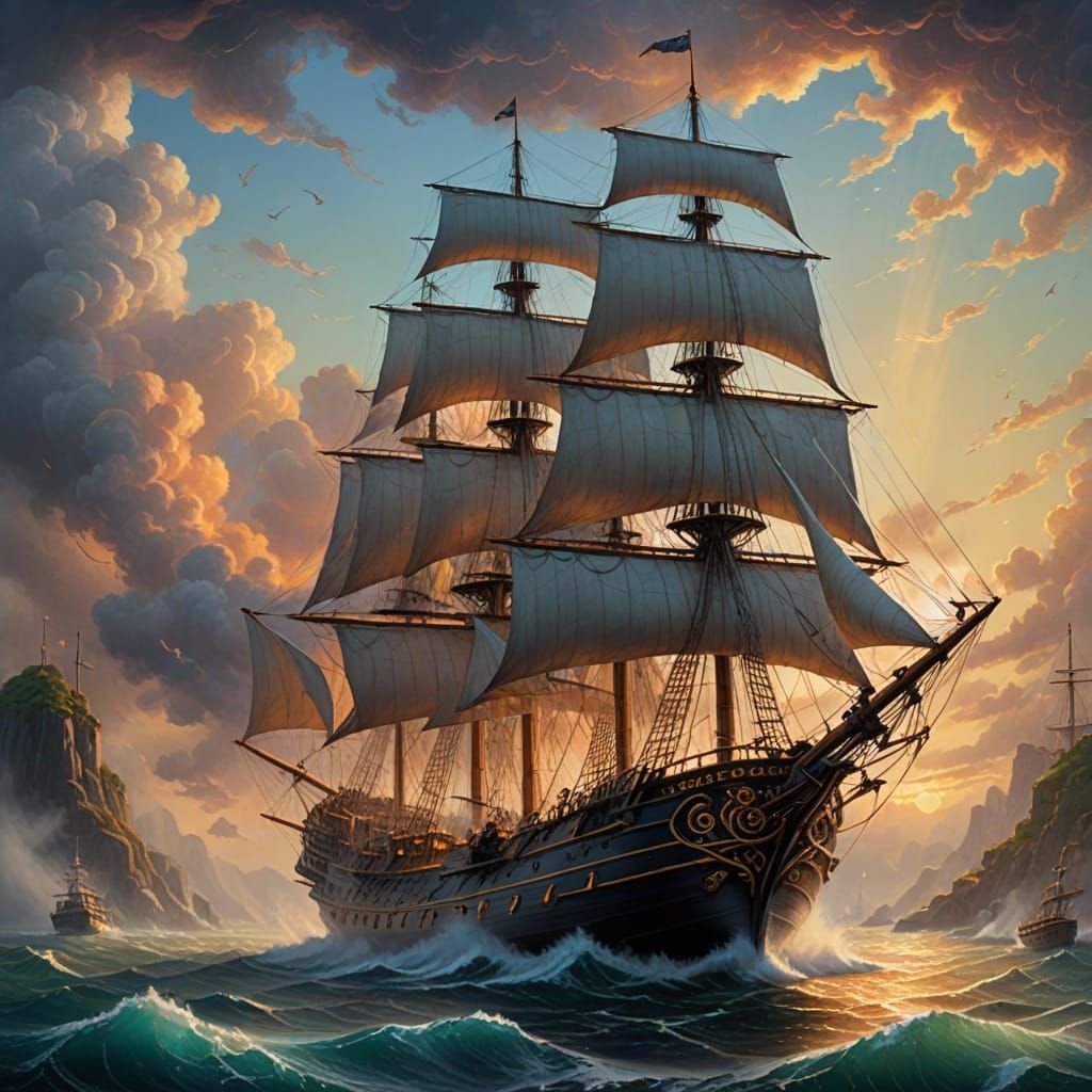 Majestic Captain Stormalong Embarks on a Dreamy Voyage