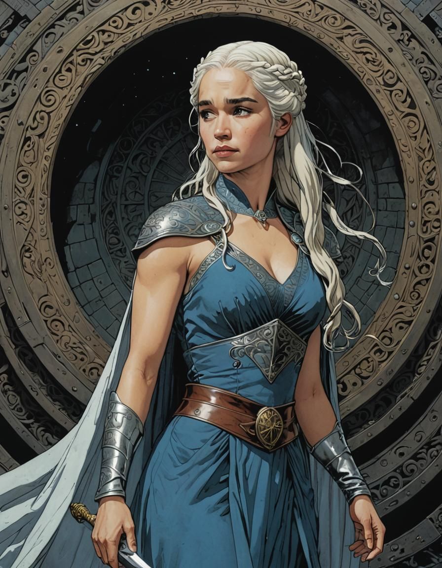 Daenerys Targaryen in Bandes Dessinées Style