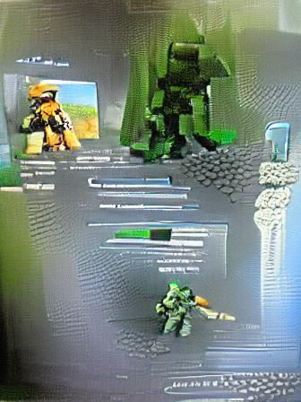 Halo-Inspired Armored Figure