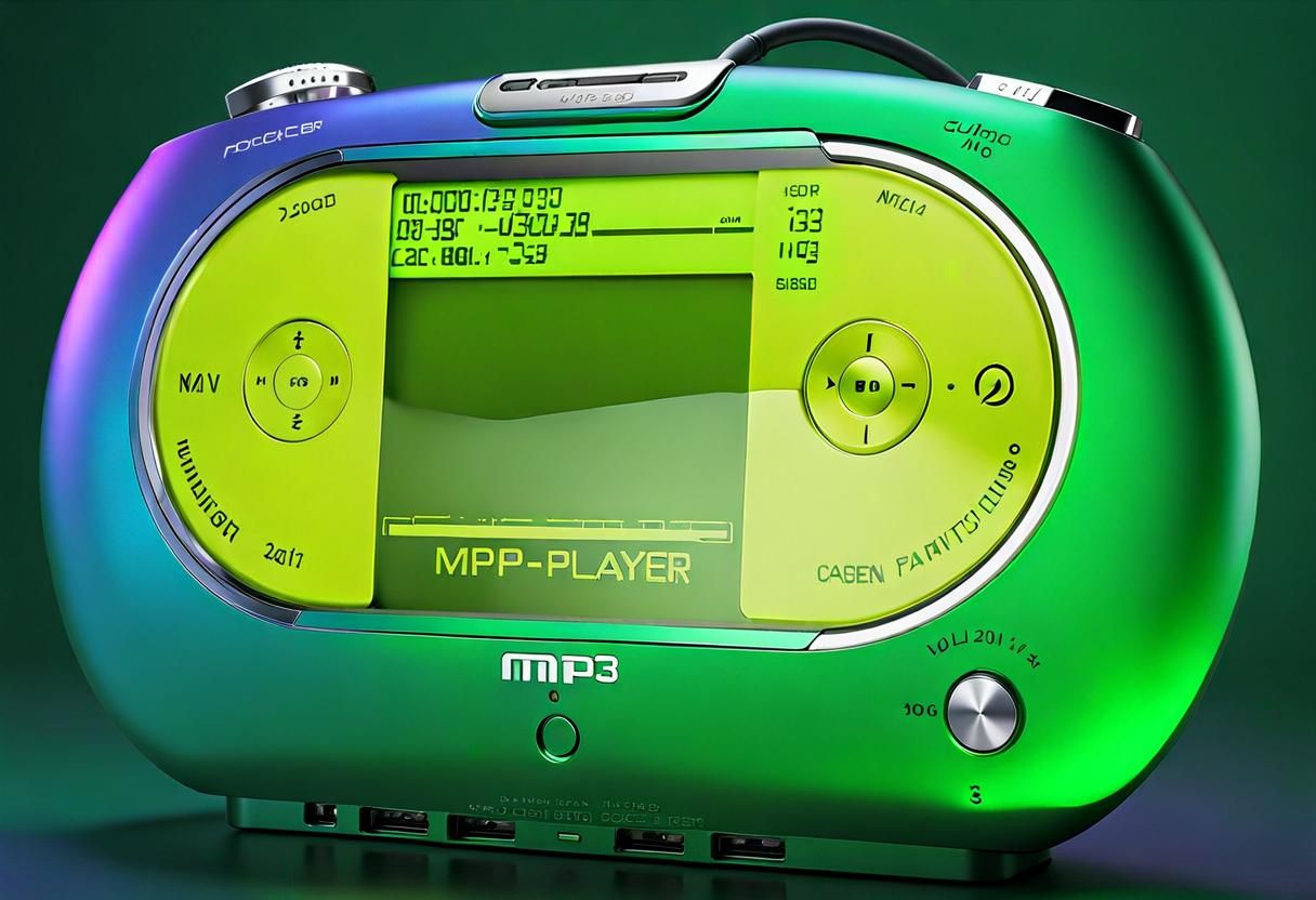 Hyperrealistic 2003 MP3 Player Software Interface