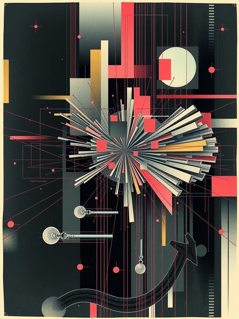 Fractal Collage of Recursive Violent Instances