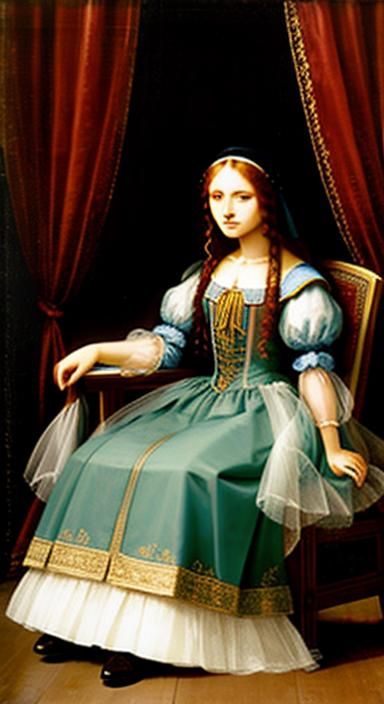 Tulle Seating in Da Vinci Style