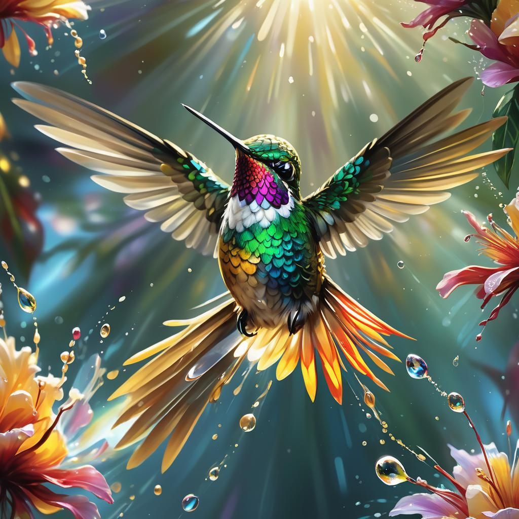 Humming-Bird Flowers