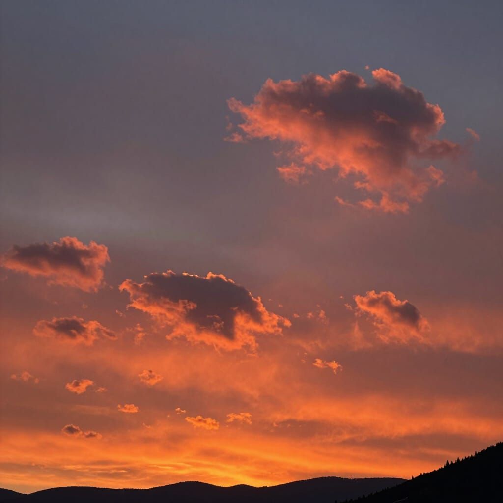 Solar Storm With Fiery Red Sky