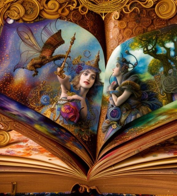 Detailed Storybook Illustration in 8K Resolution