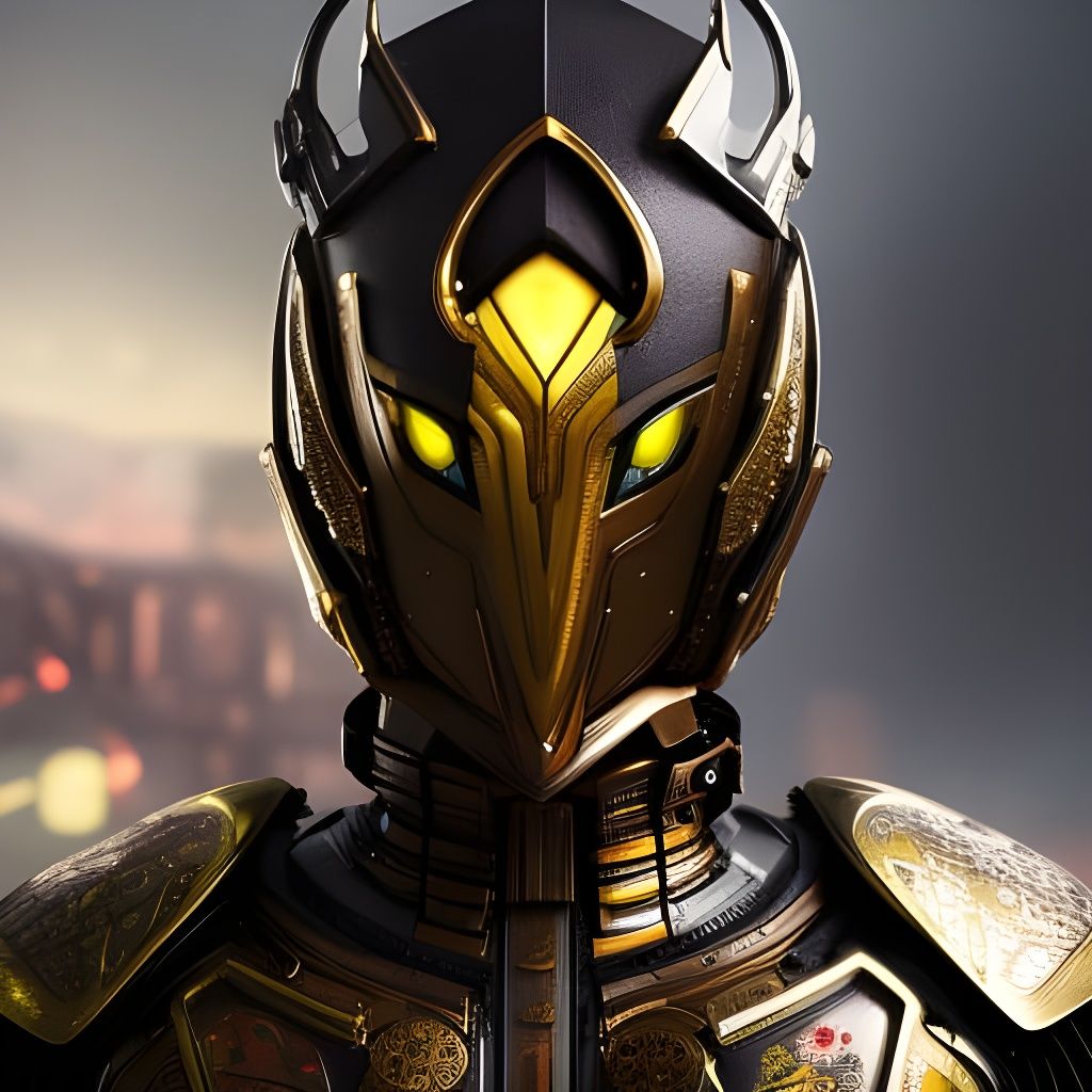 Filigree Cyborg Gremlin in Cyberpunk Alien Landscape