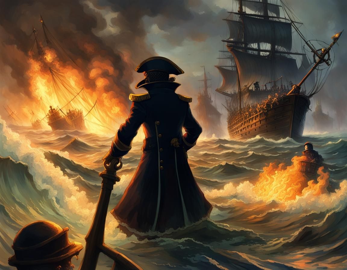Undead Captain's Descent: Burning Armada