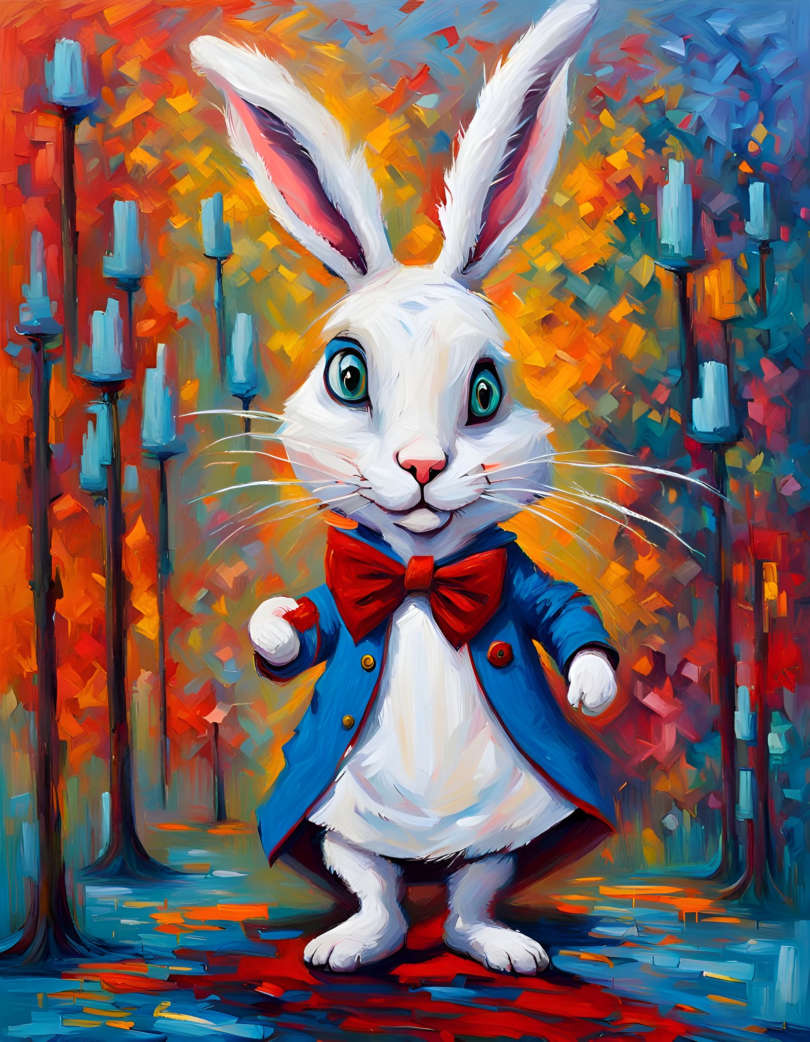 "Follow me" - The White Rabbit - Alice in Wonderland