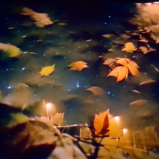 Peaceful Autumn Night Under the Stars