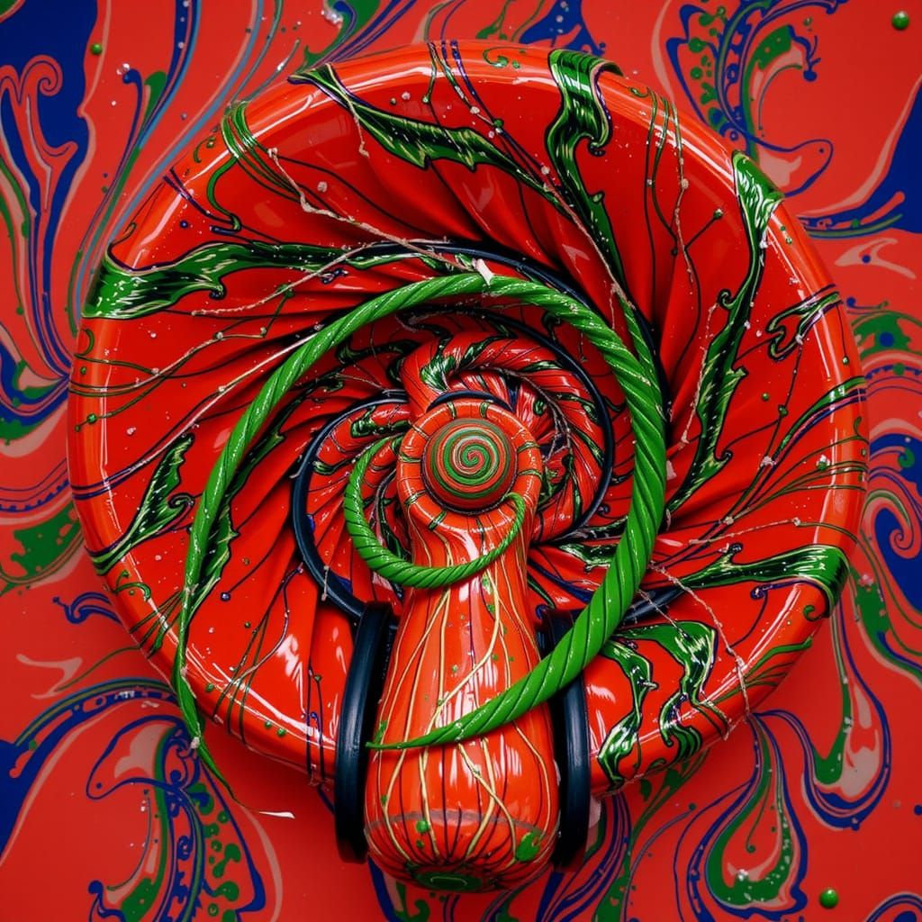 Abstract Swirling Vortex of Motion