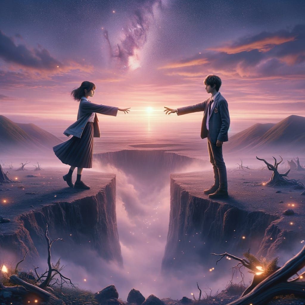 Ethereal Twilight Reunion at Crater's Edge