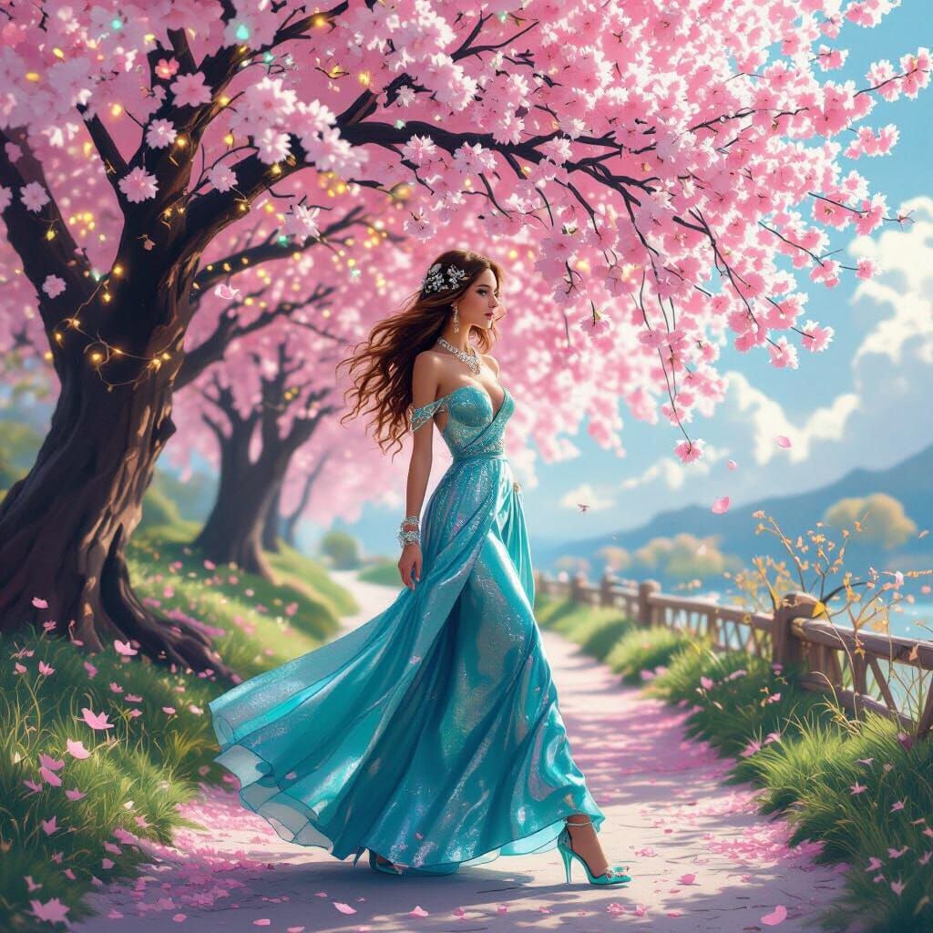 A stroll through the cherry blossoms