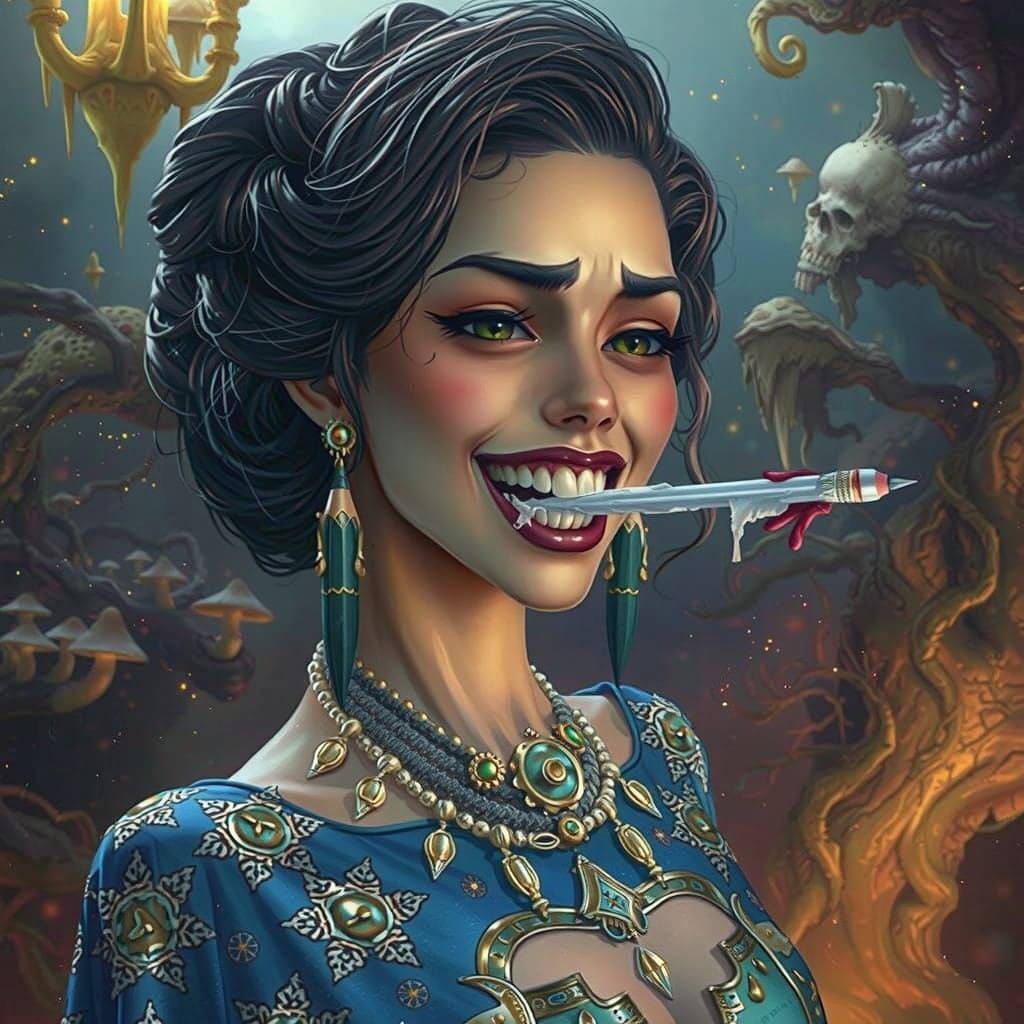 Mystical Forest Rebel Defies Odds with Glued Shut Mouth