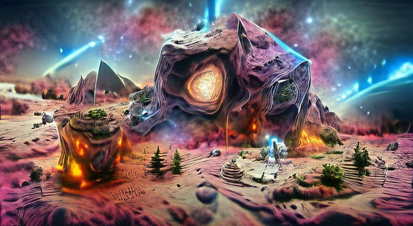 Cosmic Destruction: A Planet Destroyed in Space