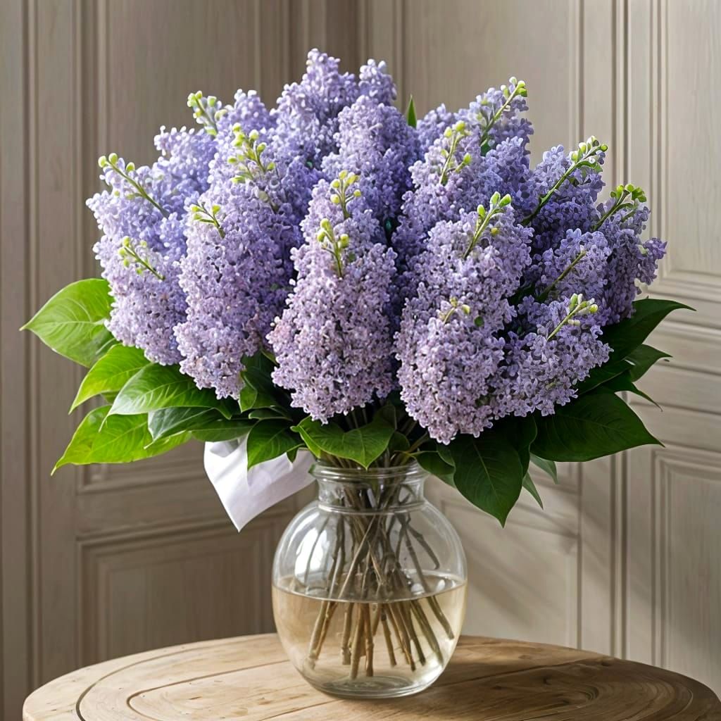 Fragrant Lilac Bouquet in Bloom