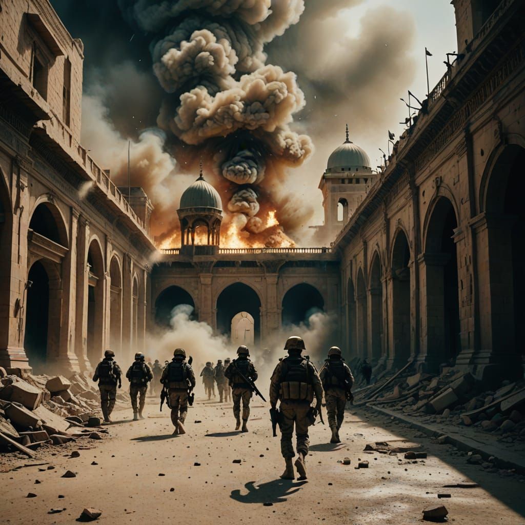 Dramatic Coup in Iraq: Soldiers Storming Grand Palace