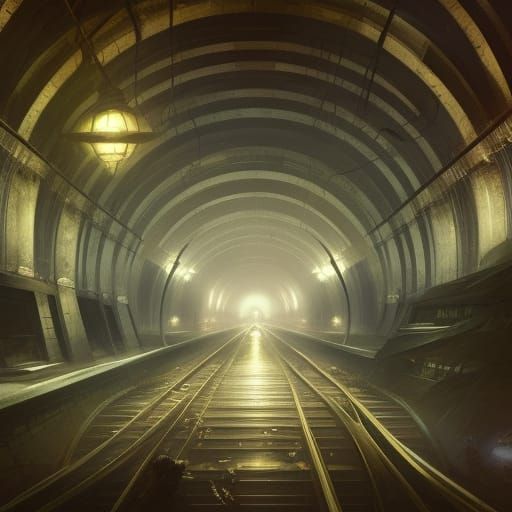 LIMINAL SPACE, TRAIN TUNNEL