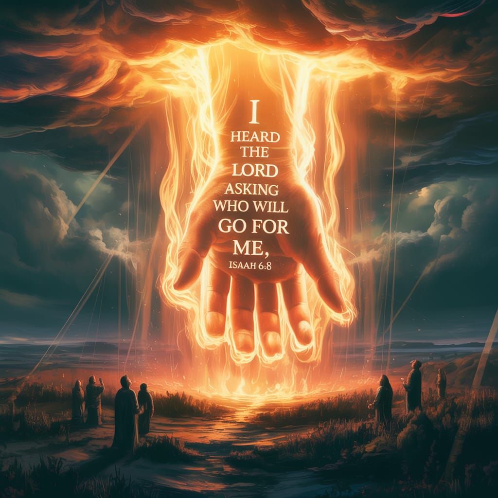 Divine Fire Descends From Stormy Skies