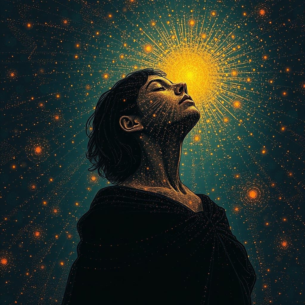 Hope Emerges: Photography Meets Pointillism and Concept Art