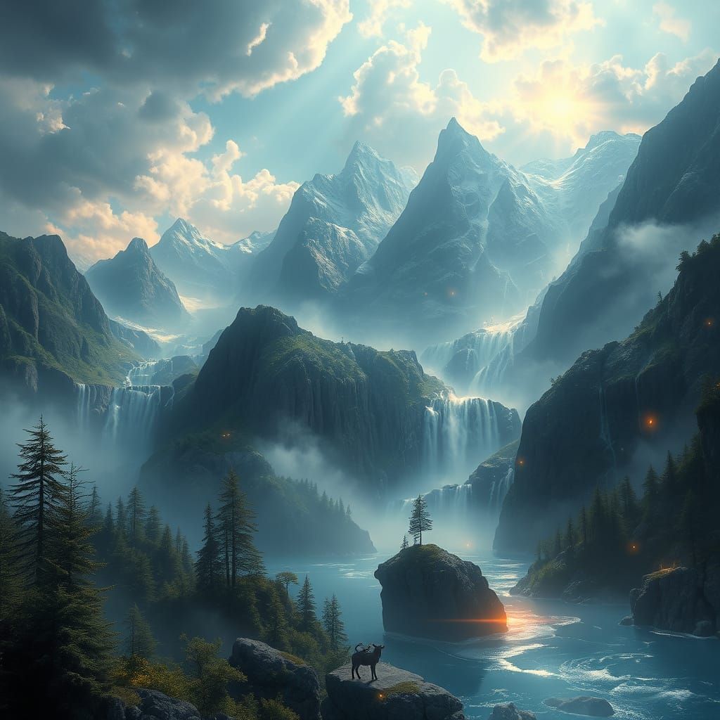 Emotional Spectrum: Surreal Landscapes in Hyperrealistic 8K