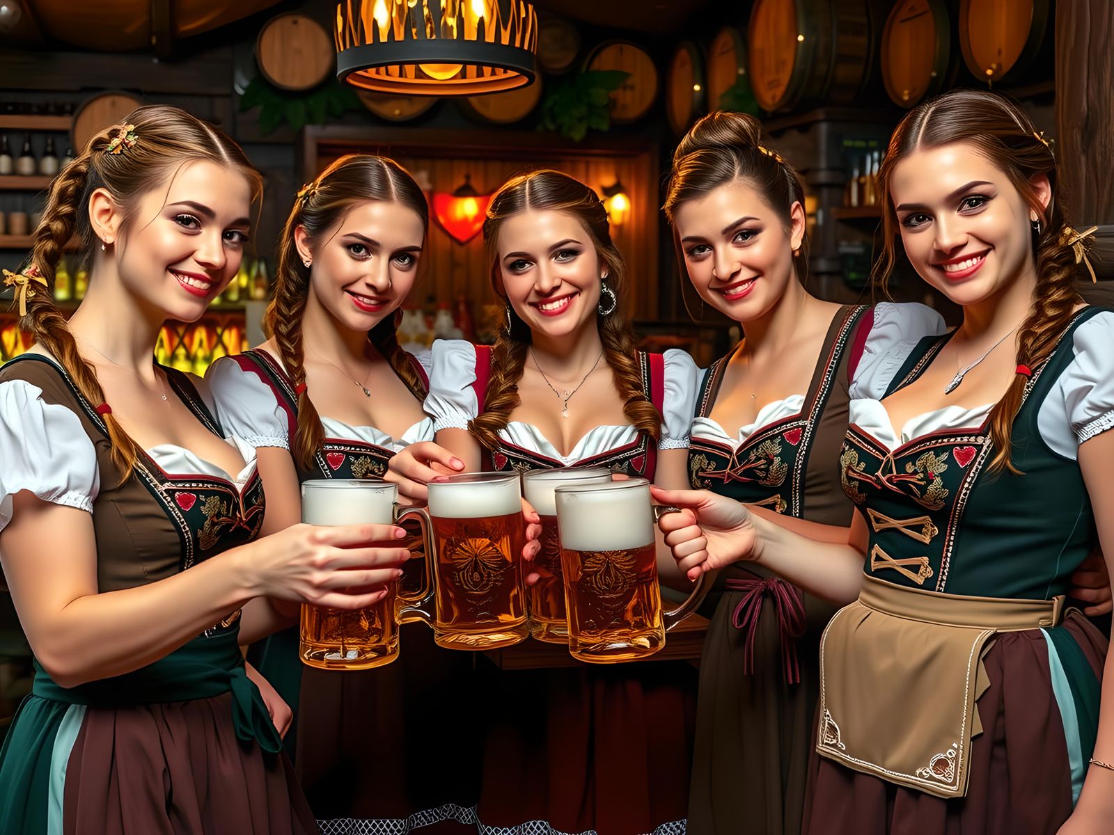 Ultra realistic and ultra detailed picture of a group of gor...