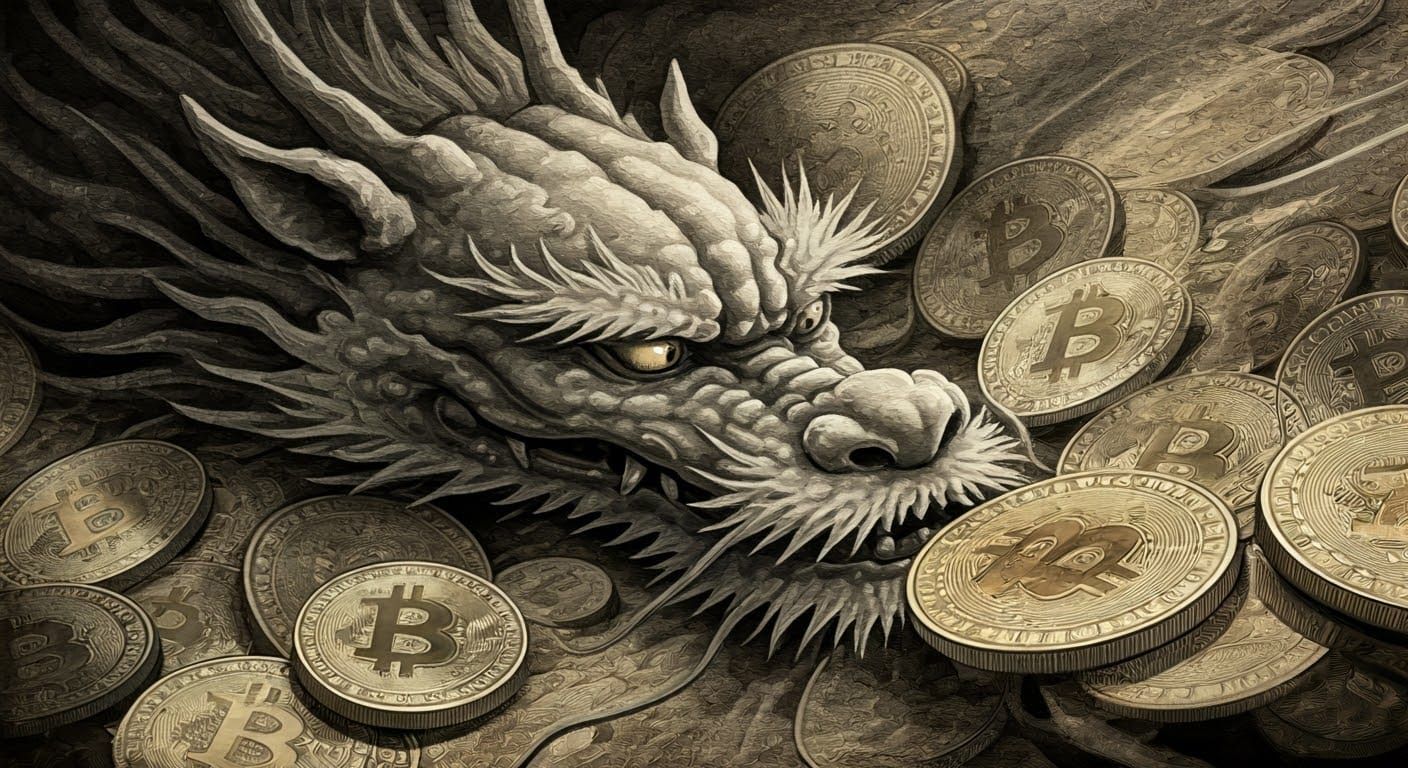 Majestic Dragon in Bitcoin Wilderness