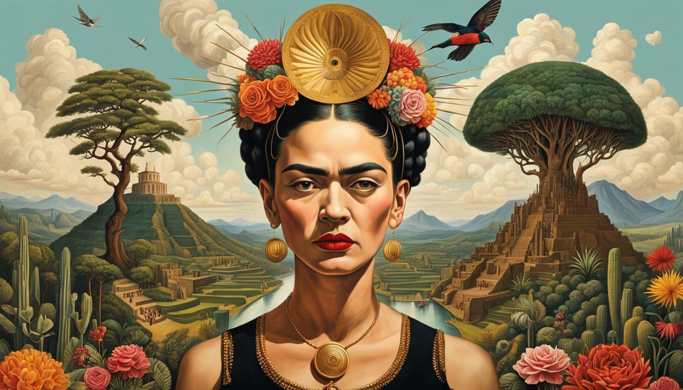 Dystopian Oligarchy Surrealism Unfolds in a Mescaline Nightm...