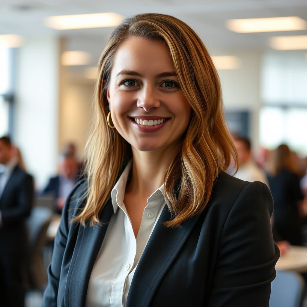 Diverse Professionals In A Modern Office Setting