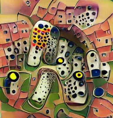 Trypophobia Image in Surrealist Style