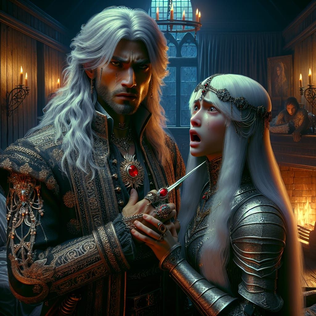 I told you, never ever, yell at me. This is something, you will not deal with. (If she kills the human, we both will ha...