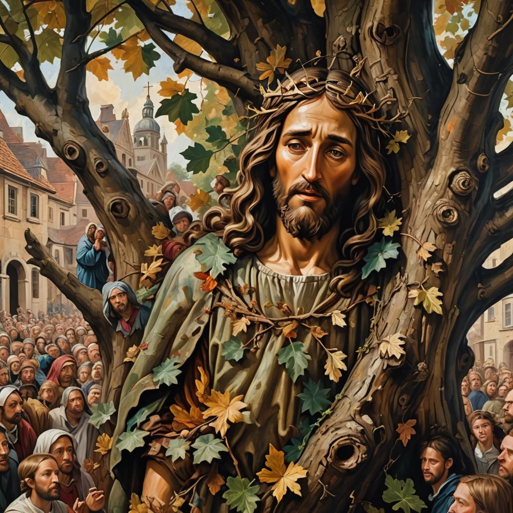 Jesus Appears in Town: Baroque-Style Religious Art