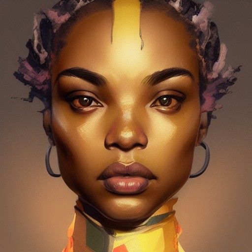 Hyperdetailed Portrait in Volumetric Lighting Style