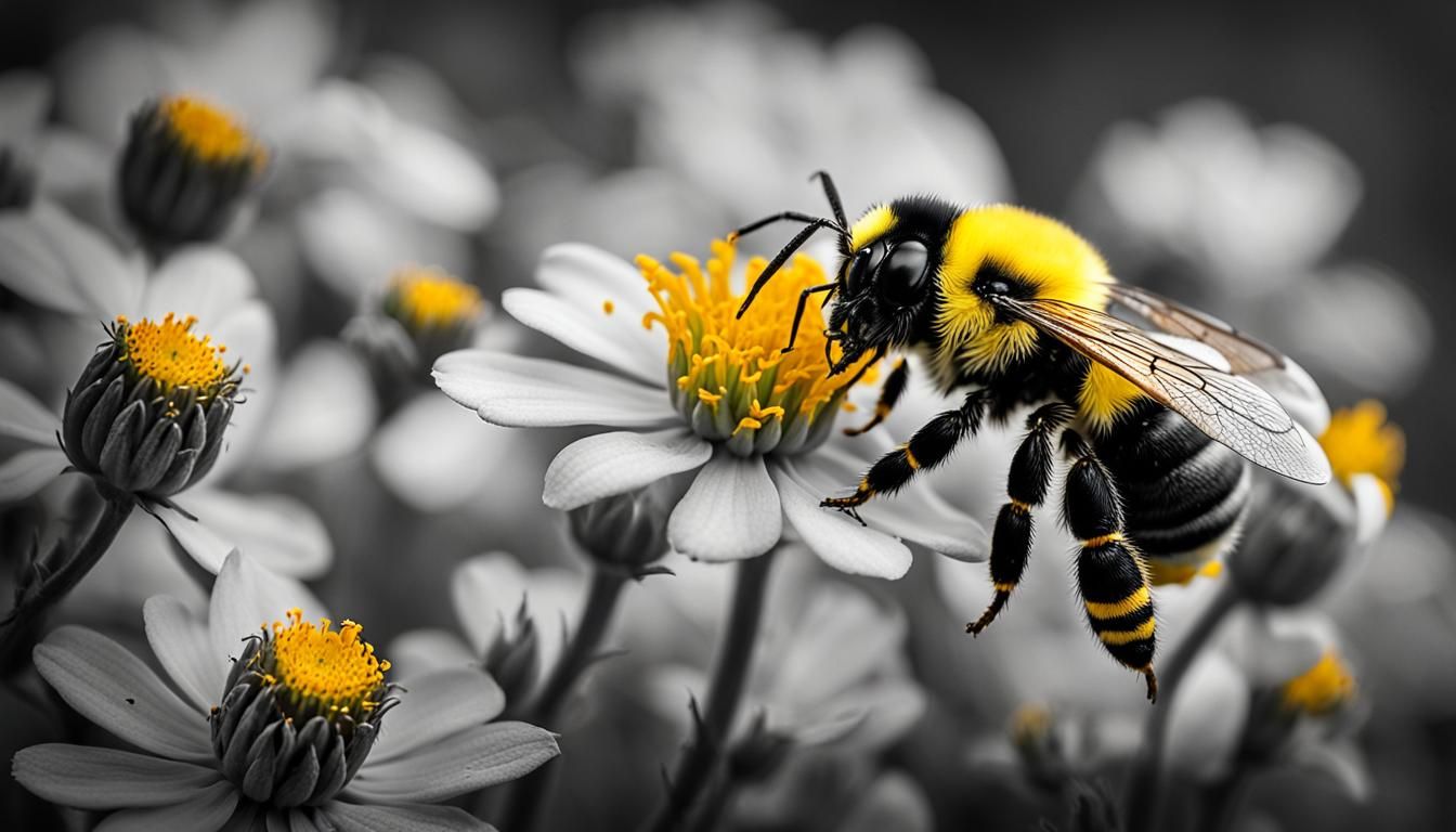 Monochromatic Art - Bee's 2