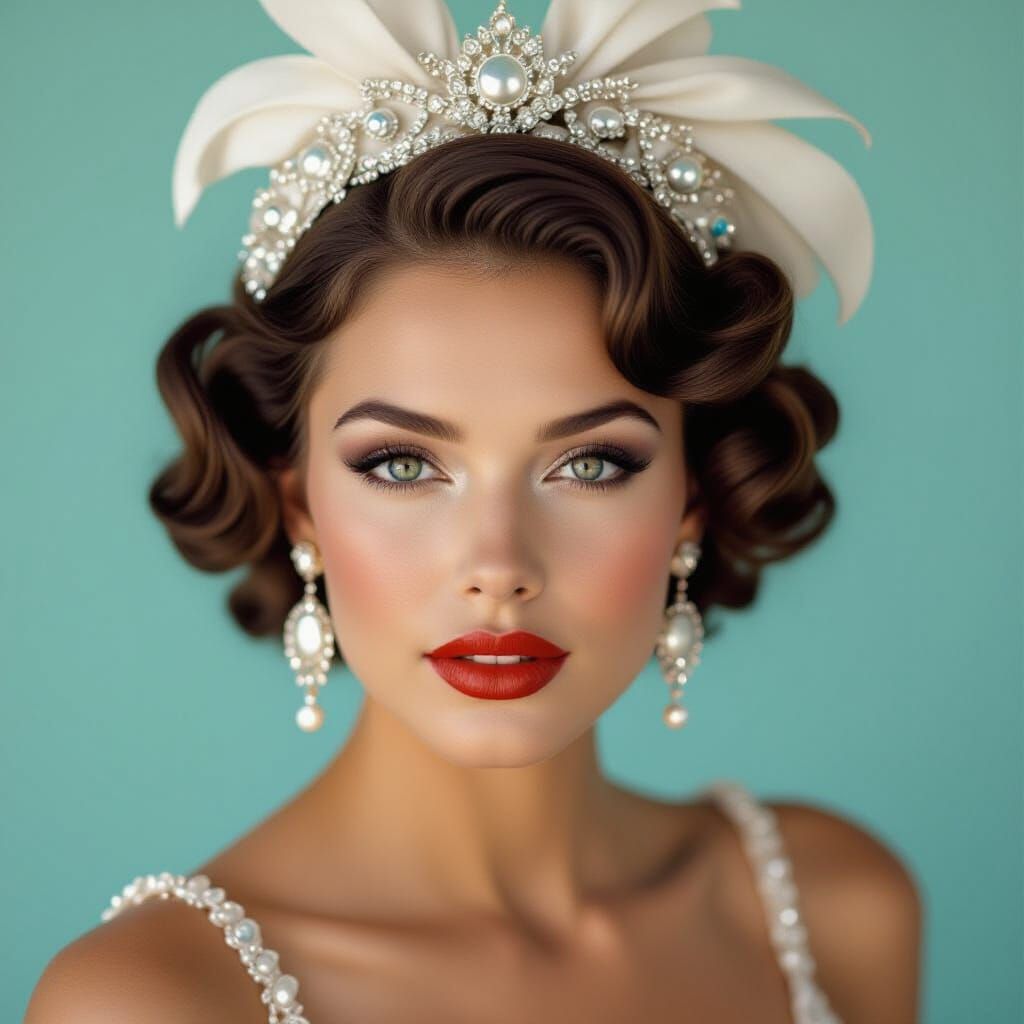 Carnival Showgirls Portrait in Professional Photography Styl...