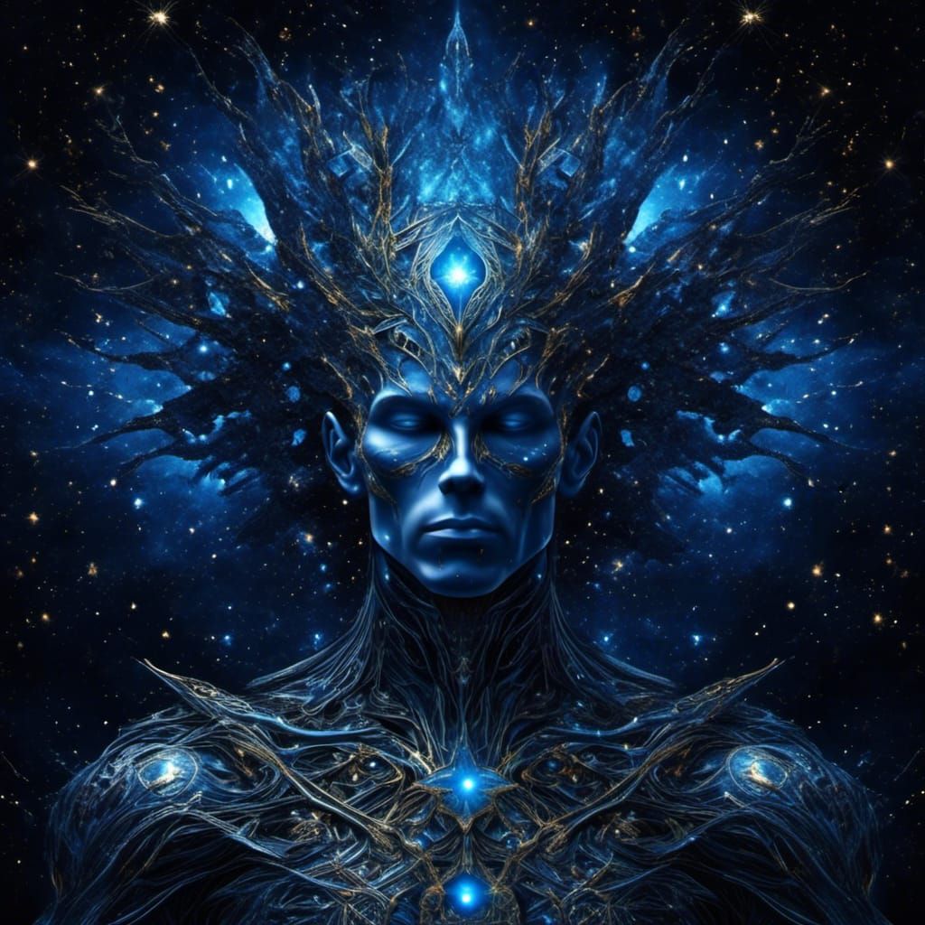 Blue Metallic God Among Cosmic Stars
