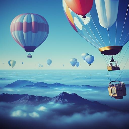 Surreal Glass Balloons Lift House into Clouds