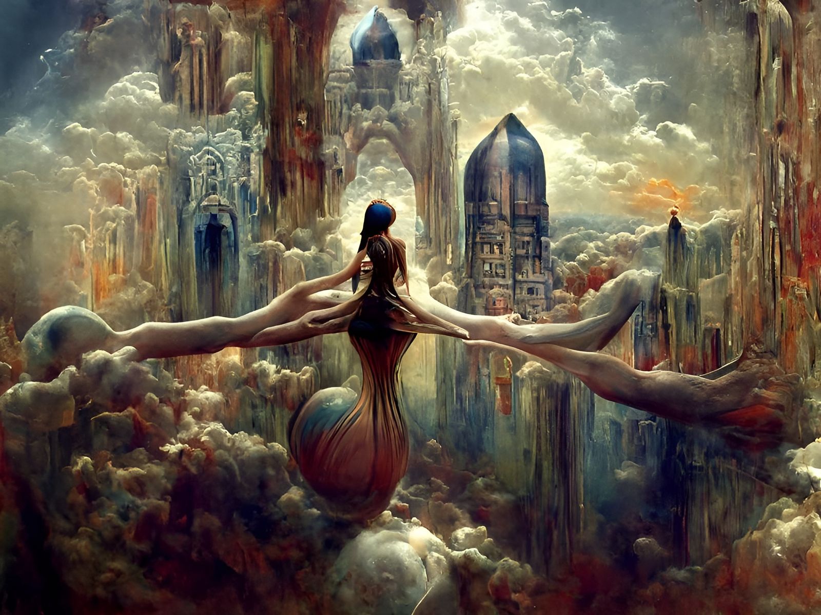 Surreal World in Hand: Psychedelic Digital Art