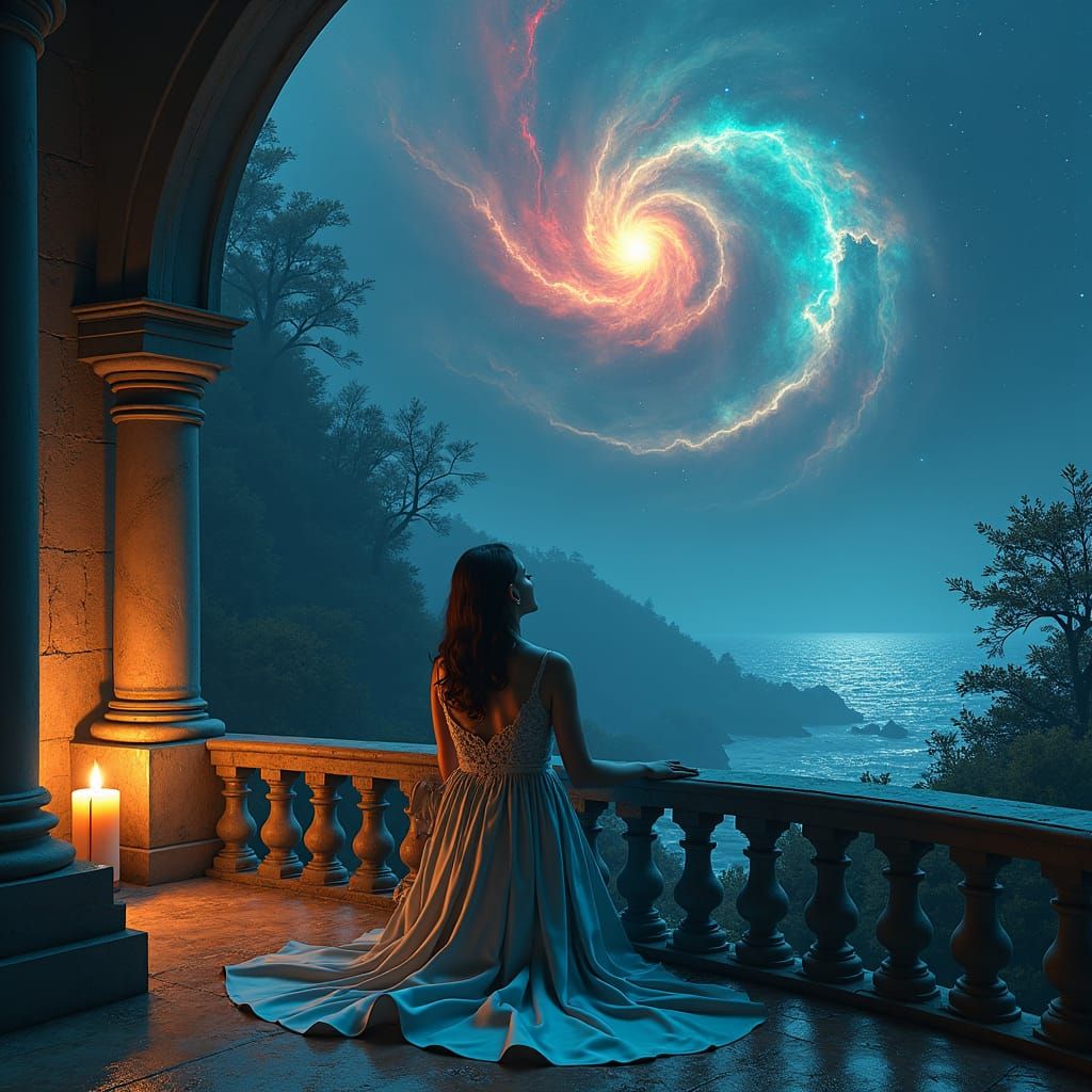 Nebula's Mourner: Fantasy Art of Grief and Hope