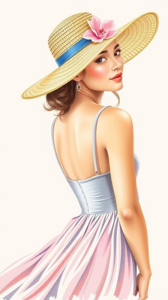 Ethereal Portrait in Soft Pastels